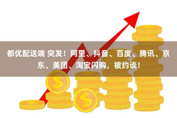 都优配送端 突发！阿里、抖音、百度、腾讯、京东、美团、淘宝闪购，被约谈！